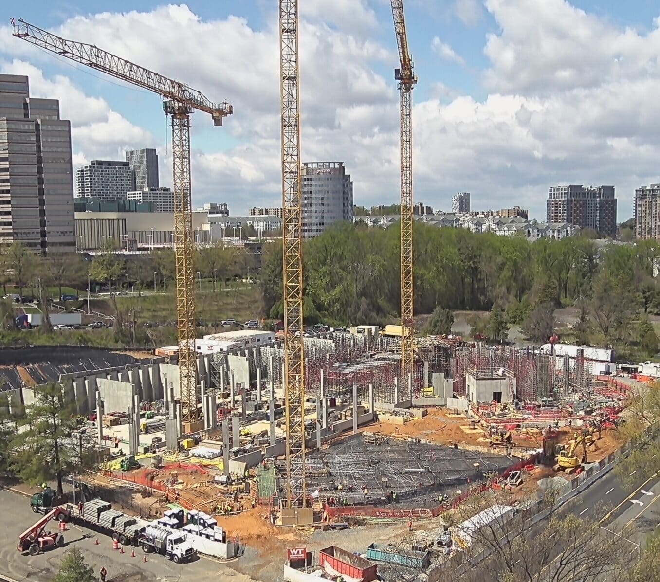 VERTICAL CONSTRUCTION BEGINS FOR THE MATHER IN TYSONS, VIRGINIA The